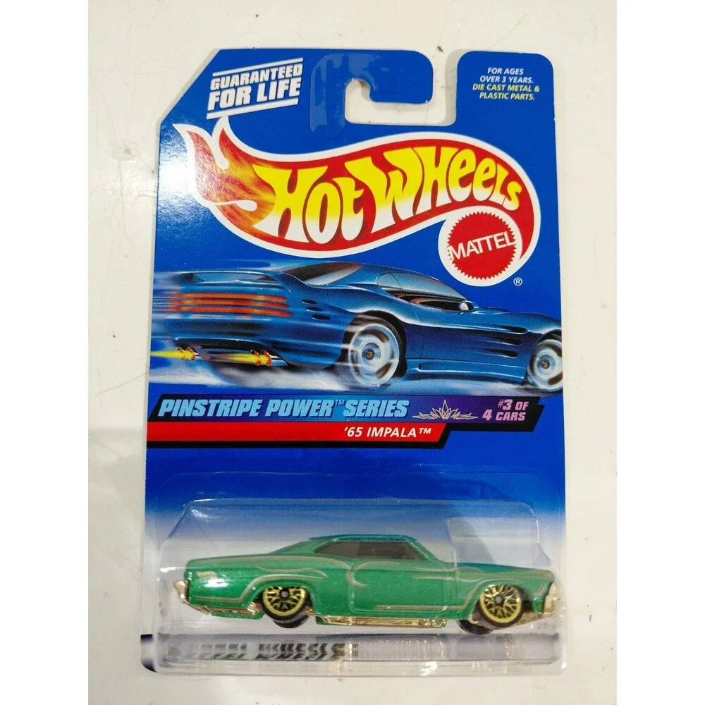 NIP Hot Wheels Pinstripe Power 1:64 DieCast 1965 Chevrolet Impala Classic Car